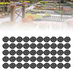Garden Stakes Gasket Landscape Plastic Gasket Garden Stakes Pad for Weed Barrier Create Sturdier Hold 50pcs