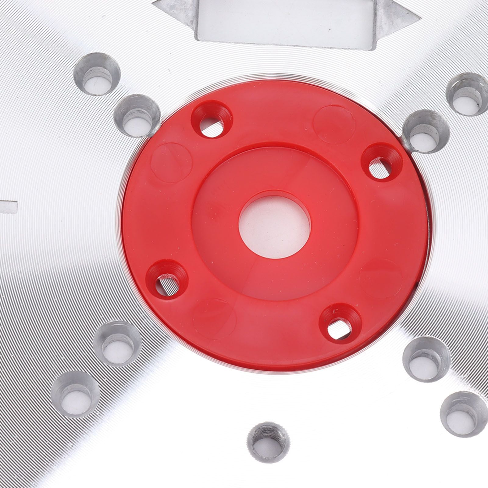 Router Table Insert Plate Woodworking Aluminum Router Plate with 4 Insert Rings for Wood Trimming Milling Slotting
