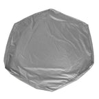 Sandbox Cover Hexagon Sandpit Sand Toys Cover Waterproof Pool Cover with Drawstring for Outdoor Garden Grey