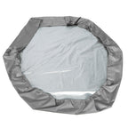 Sandbox Cover Hexagon Sandpit Sand Toys Cover Waterproof Pool Cover with Drawstring for Outdoor Garden Grey