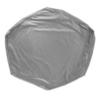 Sandbox Cover Hexagon Sandpit Sand Toys Cover Waterproof Pool Cover with Drawstring for Outdoor Garden Grey