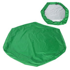 Sandbox Cover Hexagon Sandpit Sand Toys Cover Waterproof Pool Cover with Drawstring for Outdoor Garden Green