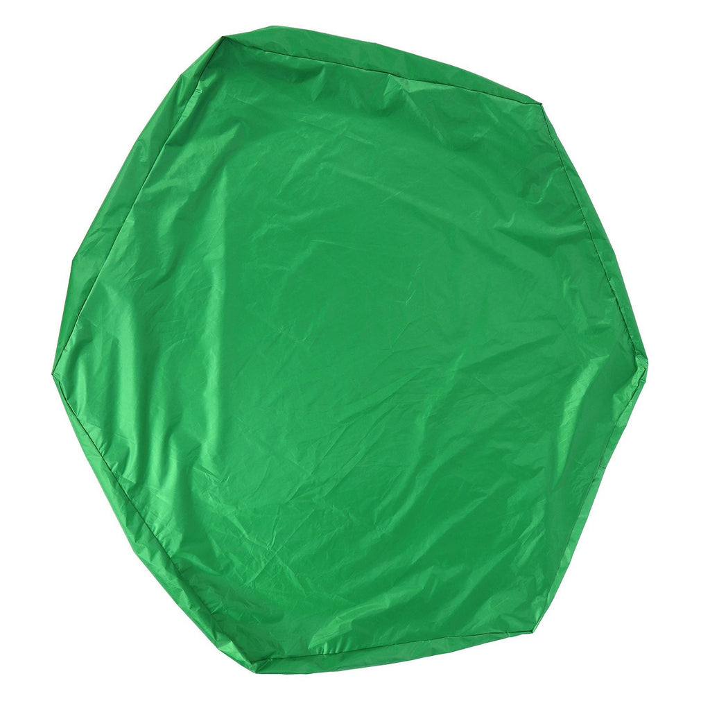 Sandbox Cover Hexagon Sandpit Sand Toys Cover Waterproof Pool Cover with Drawstring for Outdoor Garden Green