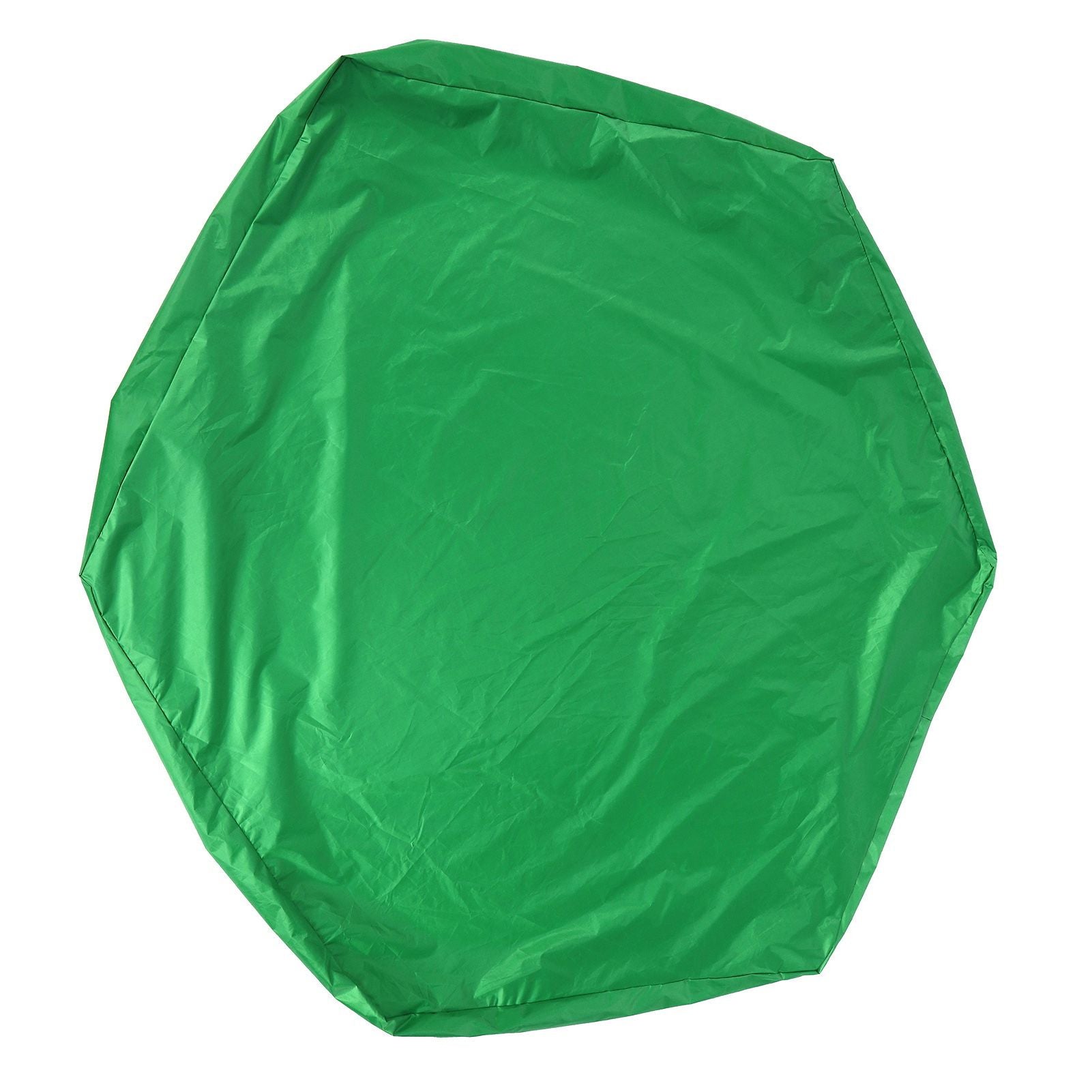 Sandbox Cover Hexagon Sandpit Sand Toys Cover Waterproof Pool Cover with Drawstring for Outdoor Garden Green