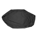 Sandbox Cover Hexagon Sandpit Sand Toys Cover Waterproof Pool Cover with Drawstring for Outdoor Garden Black