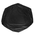 Sandbox Cover Hexagon Sandpit Sand Toys Cover Waterproof Pool Cover with Drawstring for Outdoor Garden Black