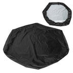 Sandbox Cover Hexagon Sandpit Sand Toys Cover Waterproof Pool Cover with Drawstring for Outdoor Garden Black