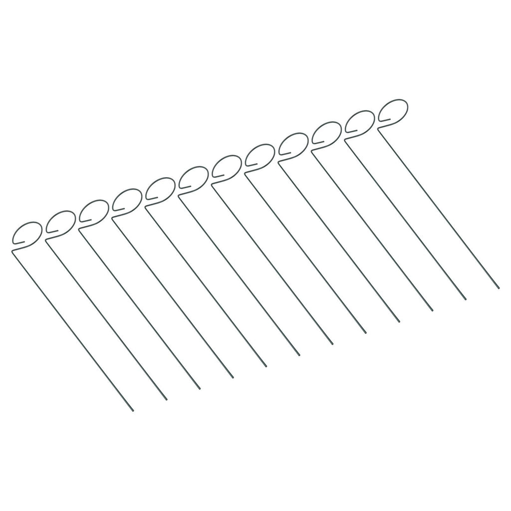 12Pcs Plant Stakes Reusable Plant Sticks Support Anti Rust Stem Flower Support for Home Garden Yard Farm