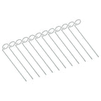 12Pcs Plant Stakes Reusable Plant Sticks Support Anti Rust Stem Flower Support for Home Garden Yard Farm