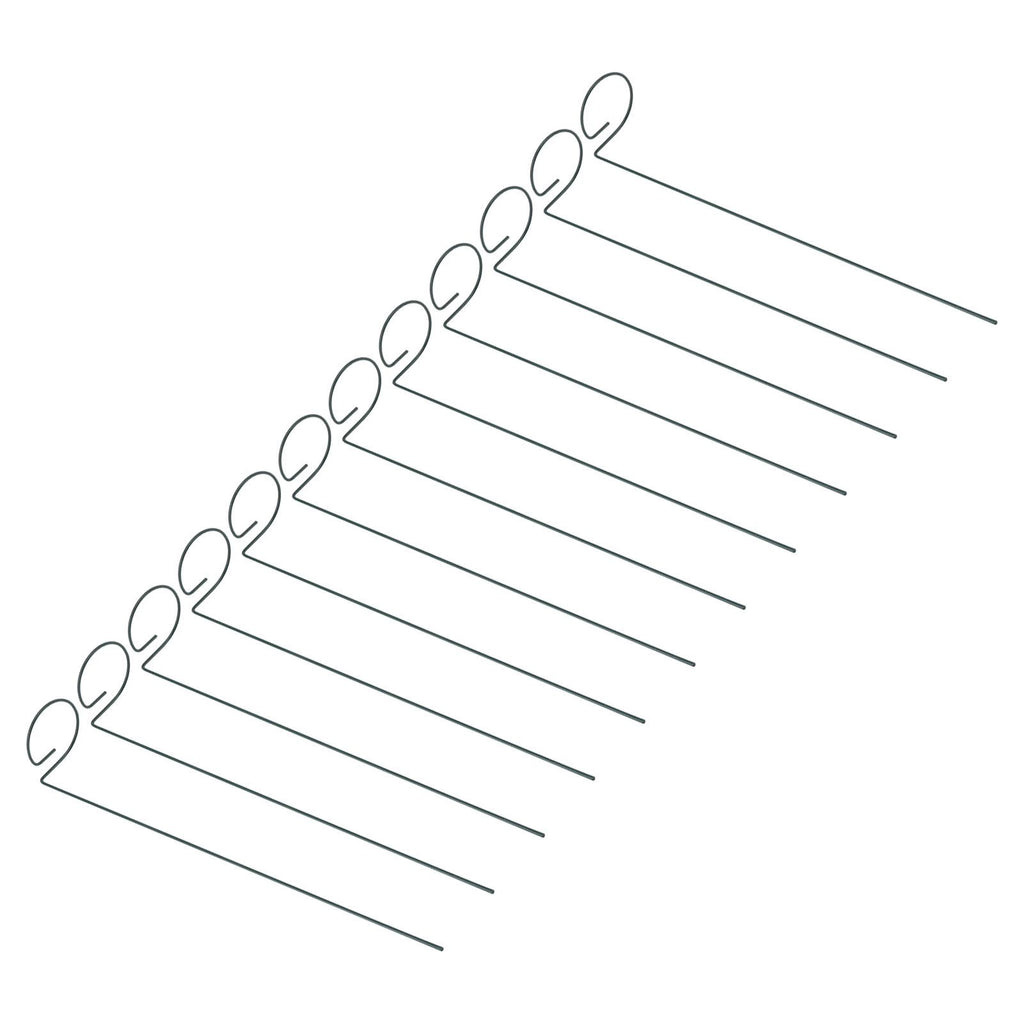 12Pcs Plant Stakes Reusable Plant Sticks Support Anti Rust Stem Flower Support for Home Garden Yard Farm