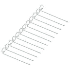 12Pcs Plant Stakes Reusable Plant Sticks Support Anti Rust Stem Flower Support for Home Garden Yard Farm