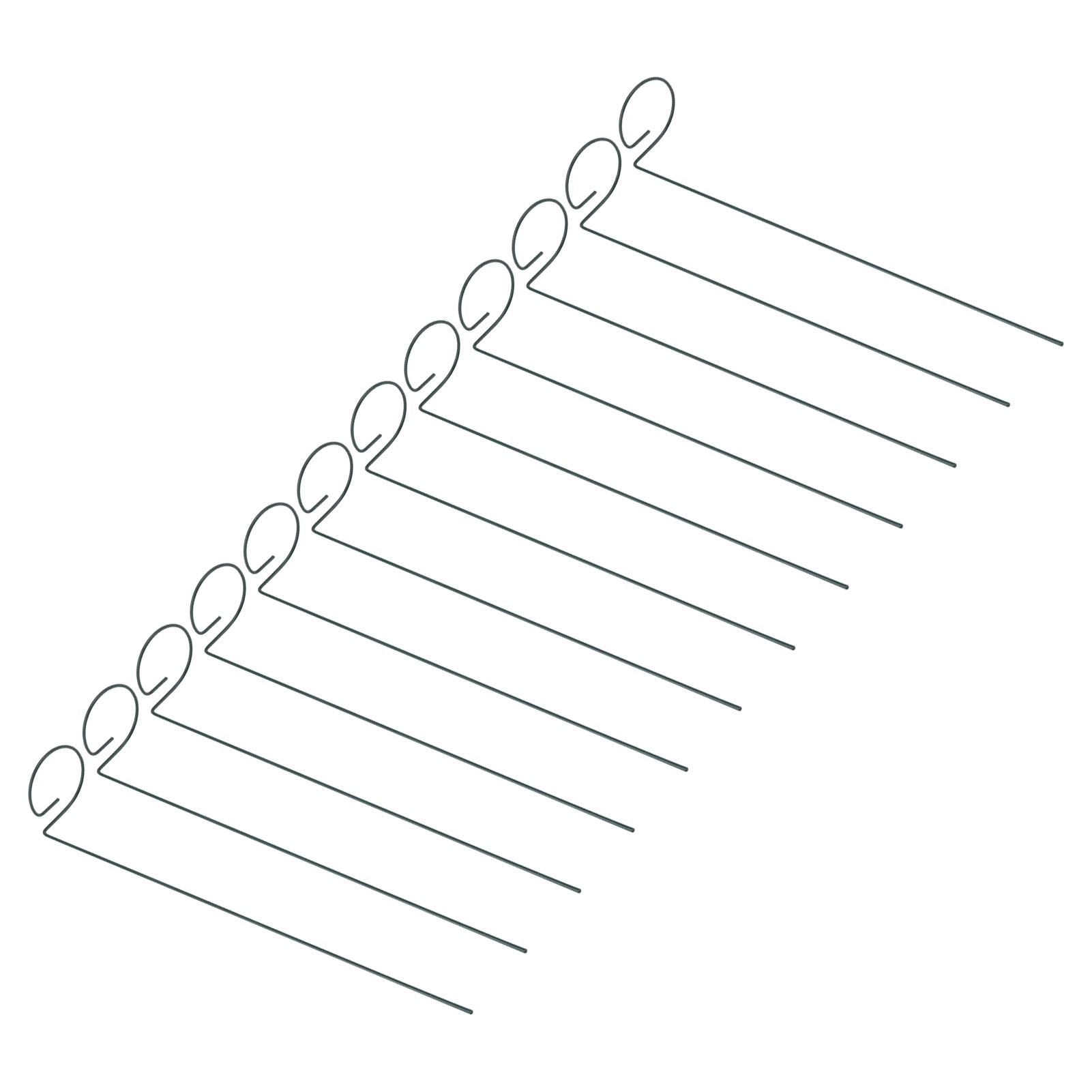 12Pcs Plant Stakes Reusable Plant Sticks Support Anti Rust Stem Flower Support for Home Garden Yard Farm