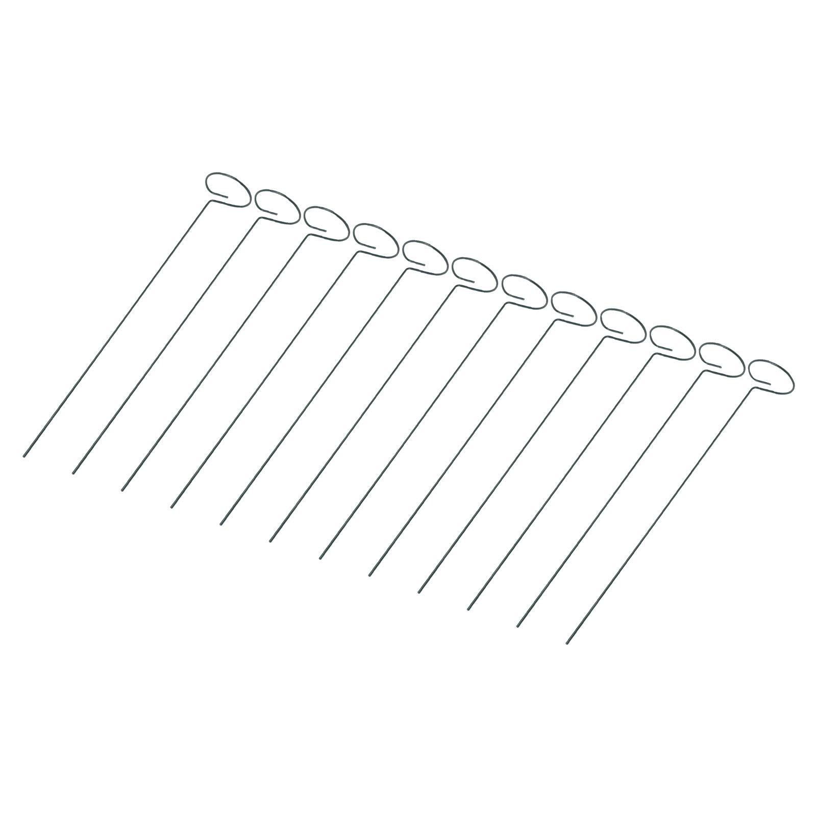 12Pcs Plant Stakes Reusable Plant Sticks Support Anti Rust Stem Flower Support for Home Garden Yard Farm