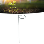 12Pcs Plant Stakes Reusable Plant Sticks Support Anti Rust Stem Flower Support for Home Garden Yard Farm