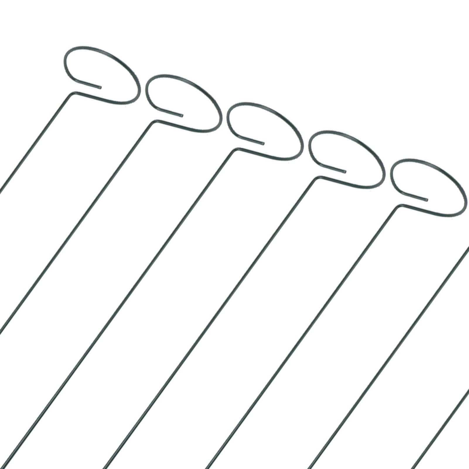 12Pcs Plant Stakes Reusable Plant Sticks Support Anti Rust Stem Flower Support for Home Garden Yard Farm