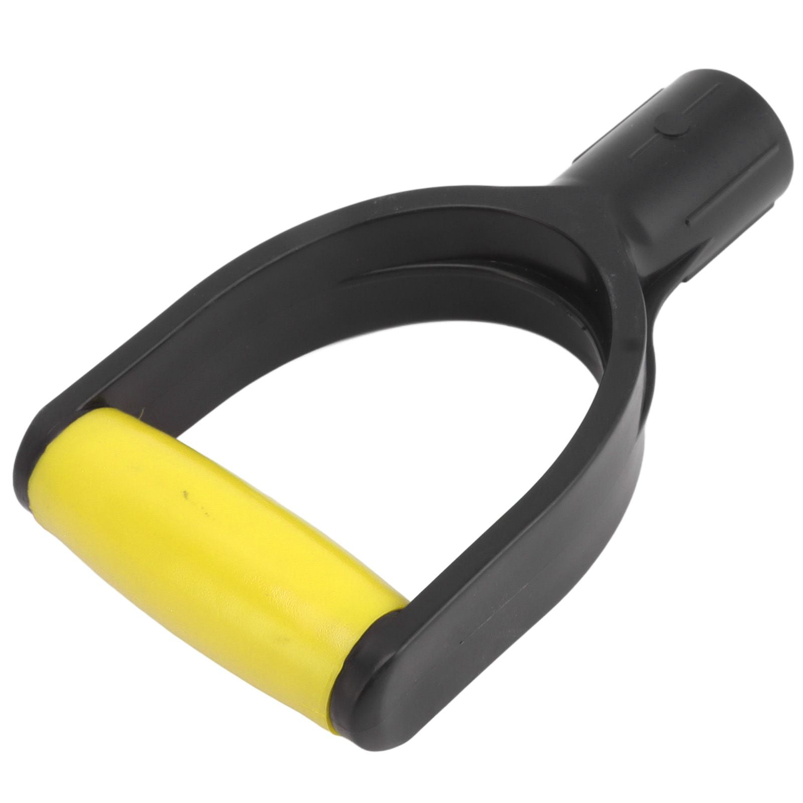 Shovel D Grip Handle 32mm Inner Diameter Silicone Grip Reinforcement Snow Shovel Handle Replacement for Digging Raking Tool Yellow Black