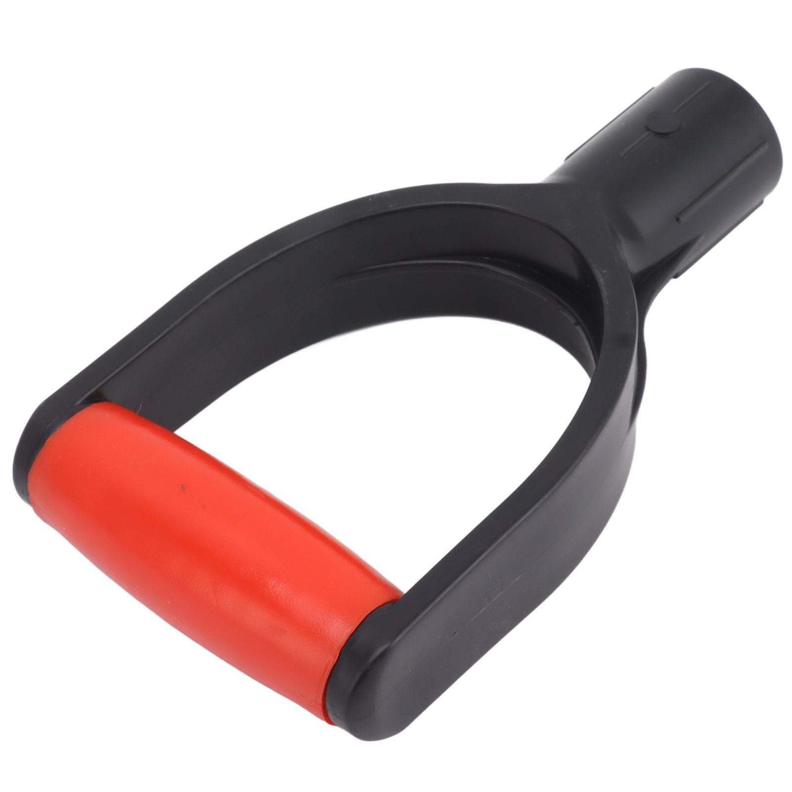 Shovel D Grip Handle 32mm Inner Diameter Silicone Grip Reinforcement Snow Shovel Handle Replacement for Digging Raking Tool Red Black