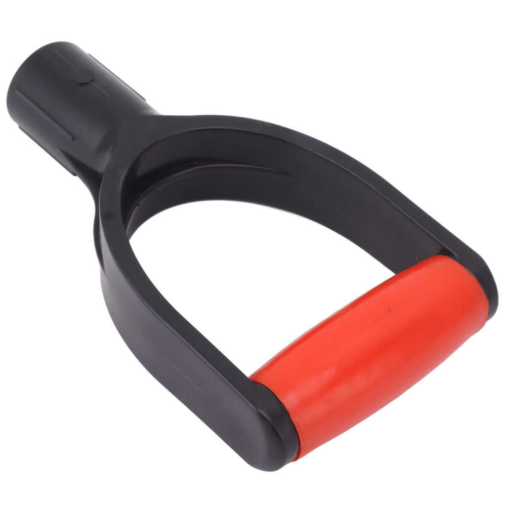Shovel D Grip Handle 32mm Inner Diameter Silicone Grip Reinforcement Snow Shovel Handle Replacement for Digging Raking Tool Red Black