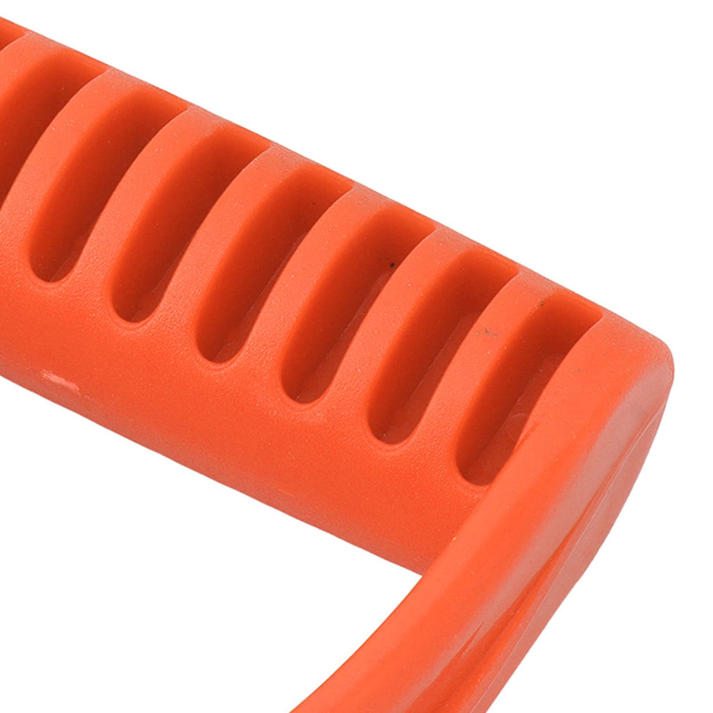 Spade Handle Plastic 32mm Inner Diameter D Grip Handle Shovel Handle Replacement for Snow Shovel Digging Raking Orange
