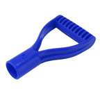 Spade Handle Plastic 32mm Inner Diameter D Grip Handle Shovel Handle Replacement for Snow Shovel Digging Raking Blue