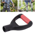 3.2cm Shovel Handle Ergonomic Design Multifunctional Rugged Shovel D Grip Handle for Digging Raking Tools White