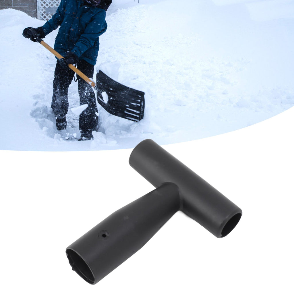 T Grip Shovel Handle Plastic Strong Lightweight Non Slip Snow Shovel Handle 3.4cm Inner Diameter
