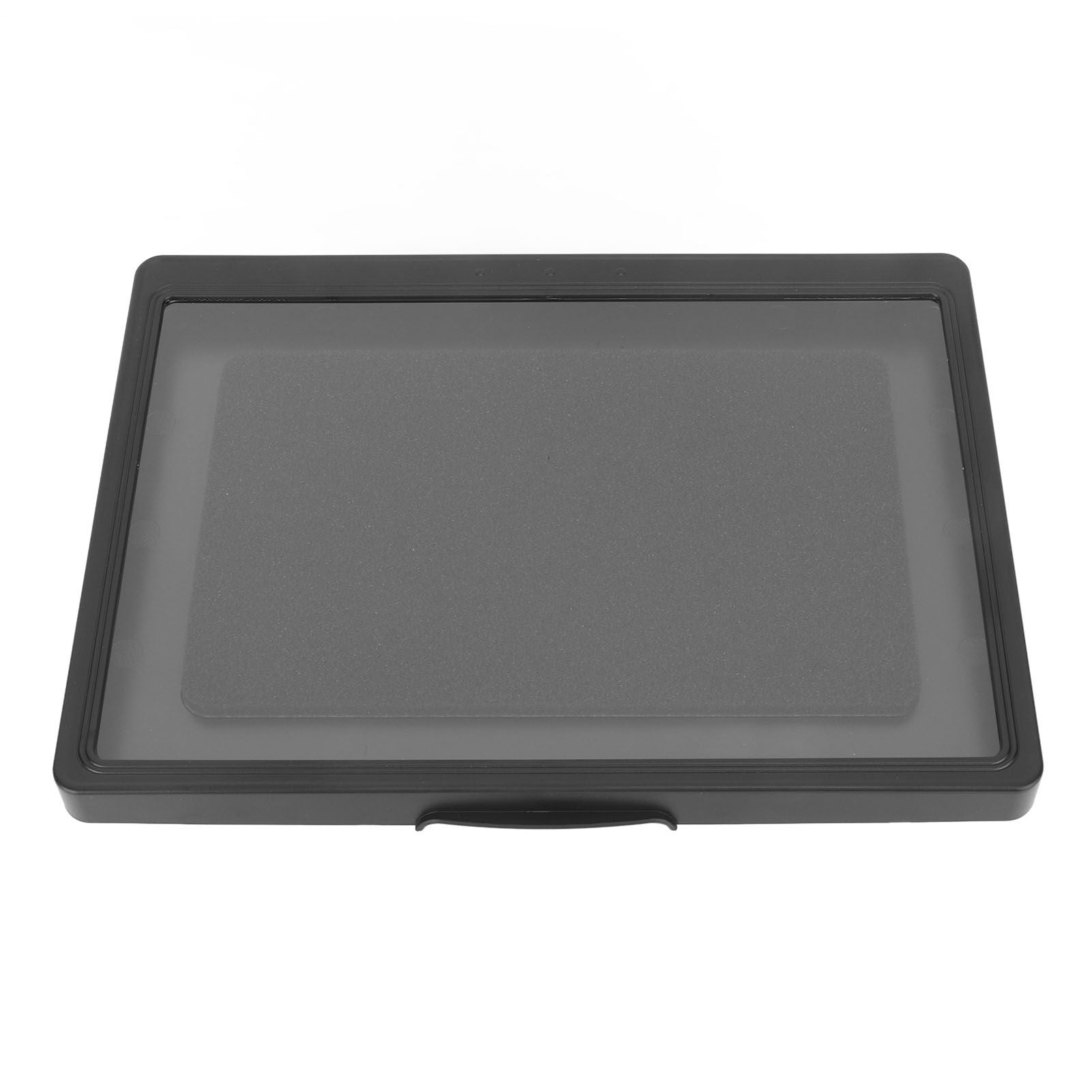 Shower Phone Holder Waterproof Rotatable Anti Fog Hands Free Easy Mounting Bathroom Tablet Case for Bathing Washroom Black