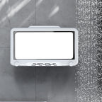 Wall Mount Phone Holder Waterproof Touch Screen Phone Case Stand for Bathroom Kitchen Mirror Bathtub