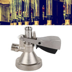 G System Keg Coupler Stainless Steel Probe Brass G Type Home Brewin Beer Keg Tap Dispenser Distributor Coupler