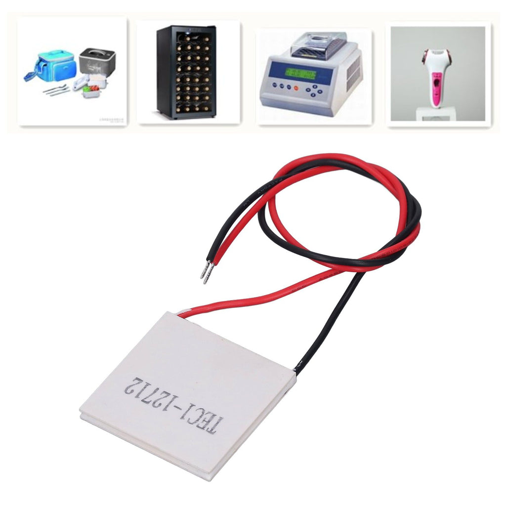 Semiconductor Cooler Chip TEC1 12712 Refrigeration Tablet for CPU Coolers Power Sources DC12V