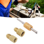 Copper Refrigerant Tank Adapter 1/2 ACME to 1/4 SAE 1/4 SAE to 1/2 ACME Refrigerant Tank Adapter Fittings
