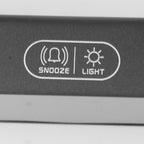LED Mirror Digital Alarm Clock Large Screen Intelligent Brightness Adjust Snooze Function Power Off Memory 13 Songs for Home
