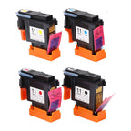 4 Pcs Printhead Printer Head Magenta Black Cyan Yellow Print Head Replacement for HP Designjet 100 110 111 500 510 800 813 850