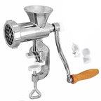 Manual Meat Grinder Aluminum Alloy Hand Crank Meat Vegetable Grinding Machine for Kitchen