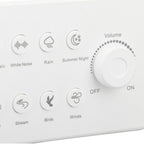 S16 White Noise Machine USB Rechargeable Portable Sound Machine with 8 Natural Sounds for Baby Adults Kids Sleeping