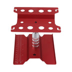 RC Car Work Stand Aluminum Repair Workstation Model Repair Table With Accurate Scale 360 Degree Rotation Red