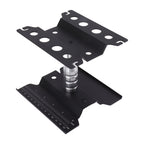RC Car Work Stand Aluminum Repair Workstation Model Repair Table With Accurate Scale 360 Degree Rotation Black