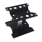 RC Car Work Stand Aluminum Repair Workstation Model Repair Table With Accurate Scale 360 Degree Rotation Black