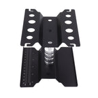 RC Car Work Stand Aluminum Repair Workstation Model Repair Table With Accurate Scale 360 Degree Rotation Black
