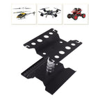 RC Car Work Stand Aluminum Repair Workstation Model Repair Table With Accurate Scale 360 Degree Rotation Black