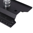 RC Car Work Stand Aluminum Repair Workstation Model Repair Table With Accurate Scale 360 Degree Rotation Black