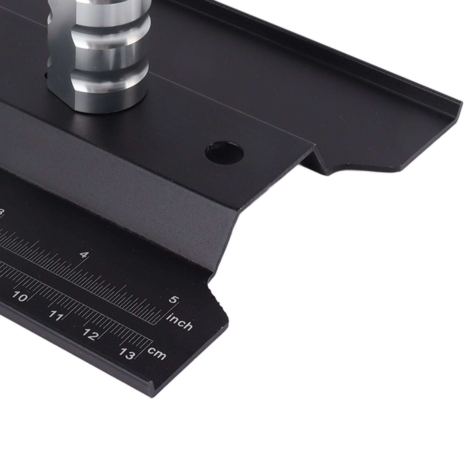 RC Car Work Stand Aluminum Repair Workstation Model Repair Table With Accurate Scale 360 Degree Rotation Black