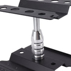 RC Car Work Stand Aluminum Repair Workstation Model Repair Table With Accurate Scale 360 Degree Rotation Black