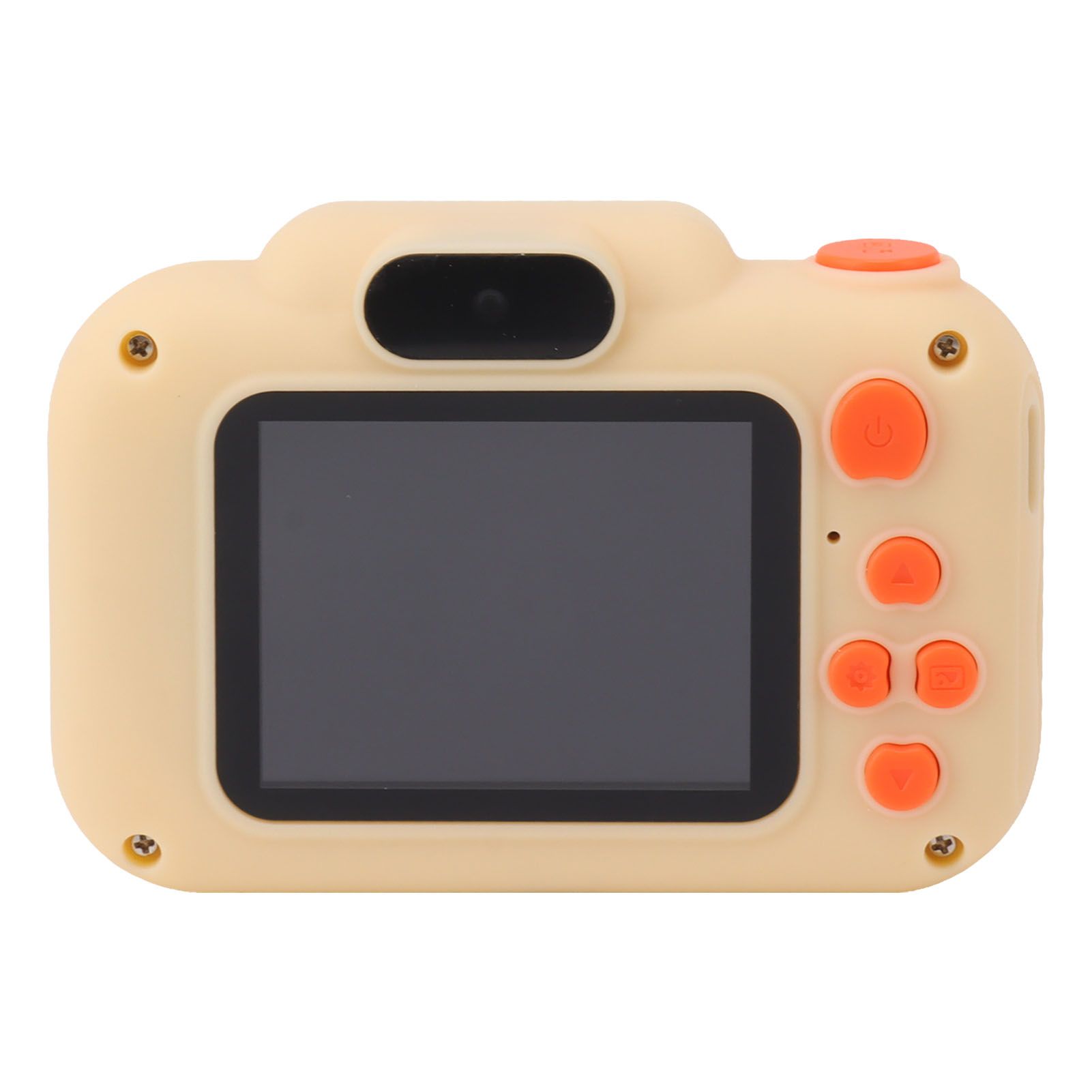 Kids Digital Camera with 32G Card High Definition Dual Lens 1080P 8X Zoom USB Rechargeable for Children Beige