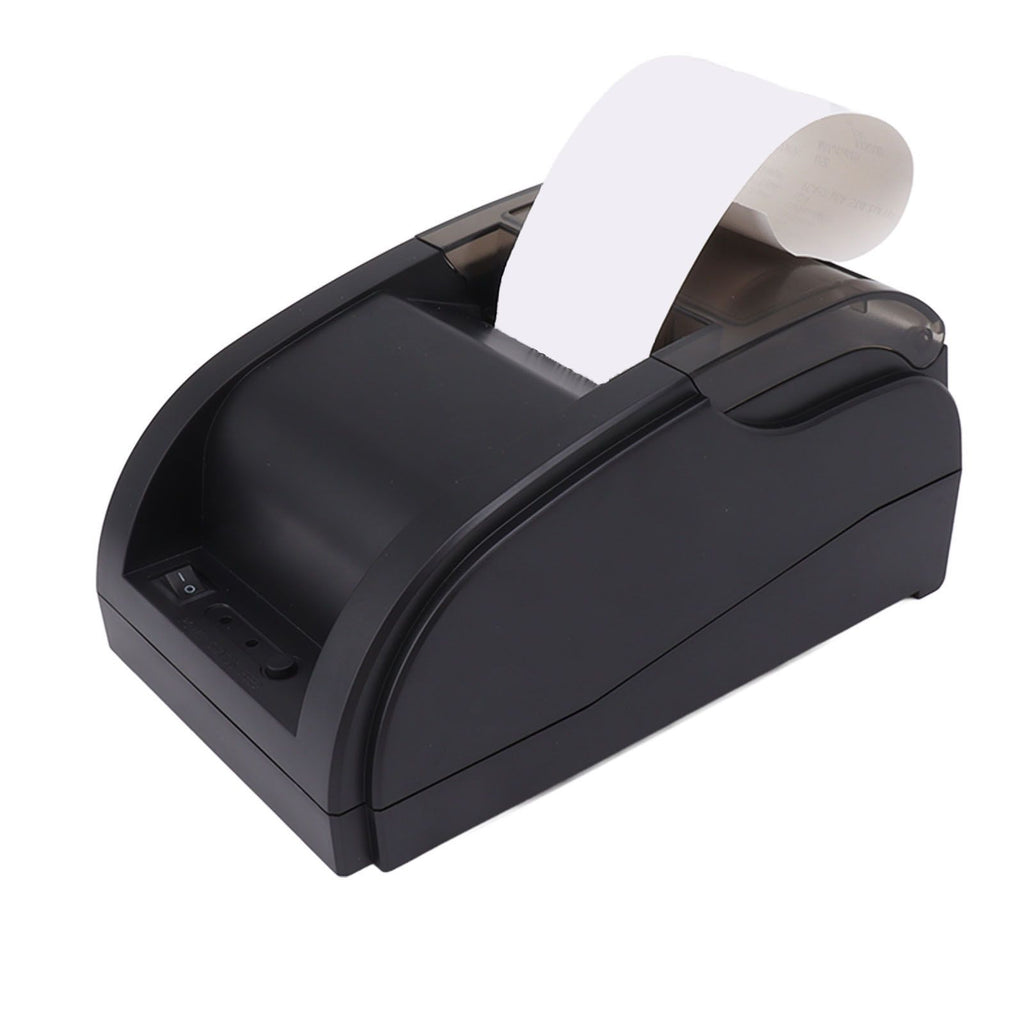 Compact Portable Bluetooth Thermal Receipt Printer 48mm Thermal Receipt Printer Automatic Delivery Order Receiving Bluetooth Ticket Machine 110‑240V AU Plug