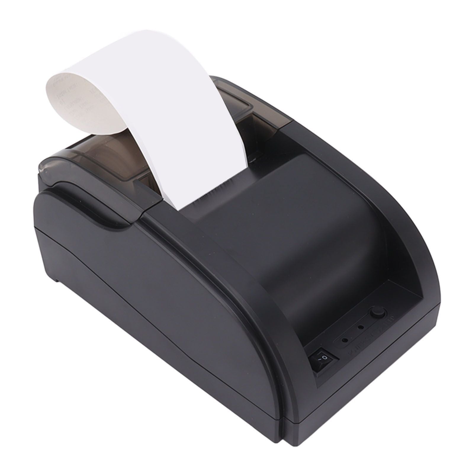 Compact Portable Bluetooth Thermal Receipt Printer 48mm Thermal Receipt Printer Automatic Delivery Order Receiving Bluetooth Ticket Machine 110‑240V AU Plug