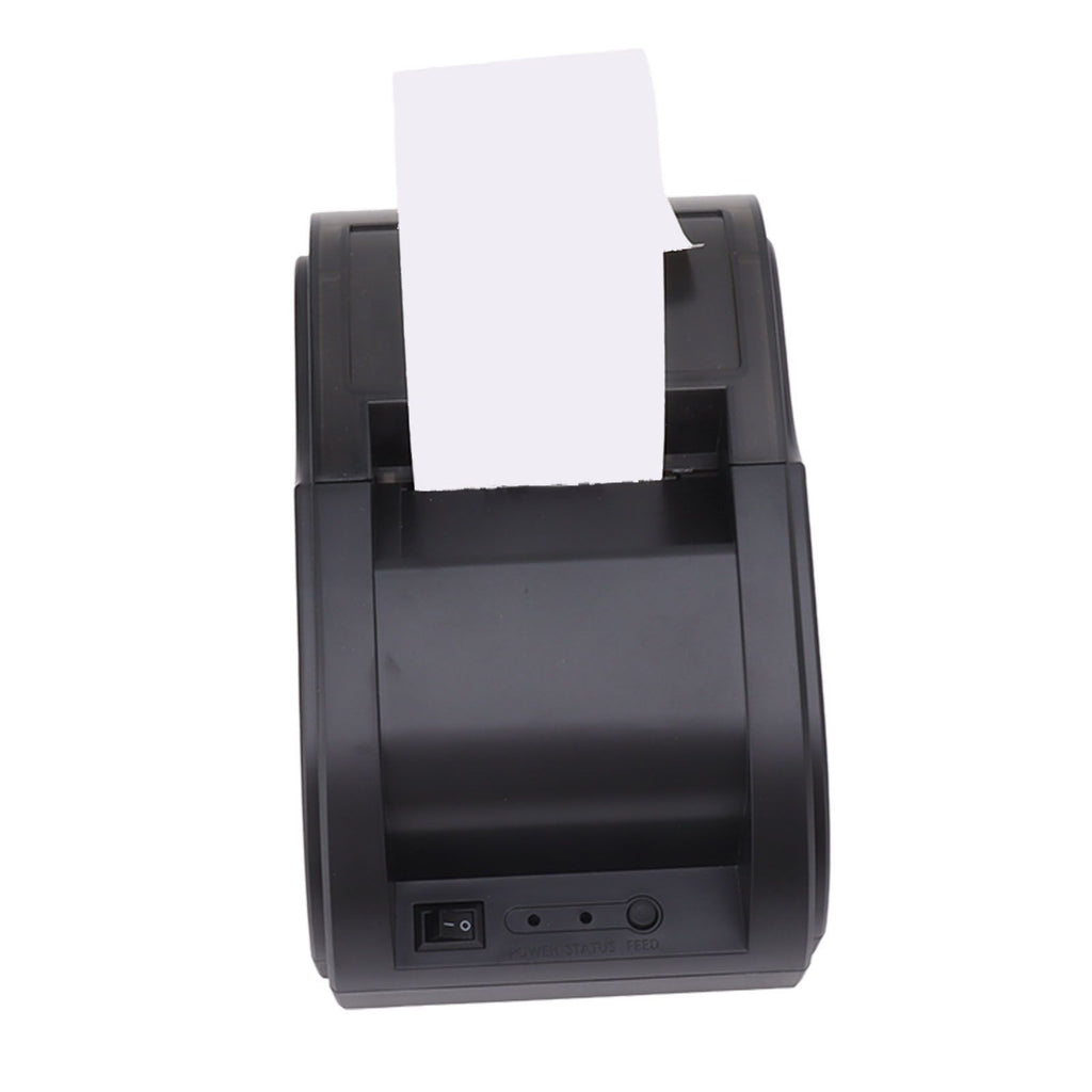 Compact Portable Bluetooth Thermal Receipt Printer 48mm Thermal Receipt Printer Automatic Delivery Order Receiving Bluetooth Ticket Machine 110‑240V AU Plug