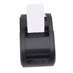 Compact Portable Bluetooth Thermal Receipt Printer 48mm Thermal Receipt Printer Automatic Delivery Order Receiving Bluetooth Ticket Machine 110‑240V AU Plug