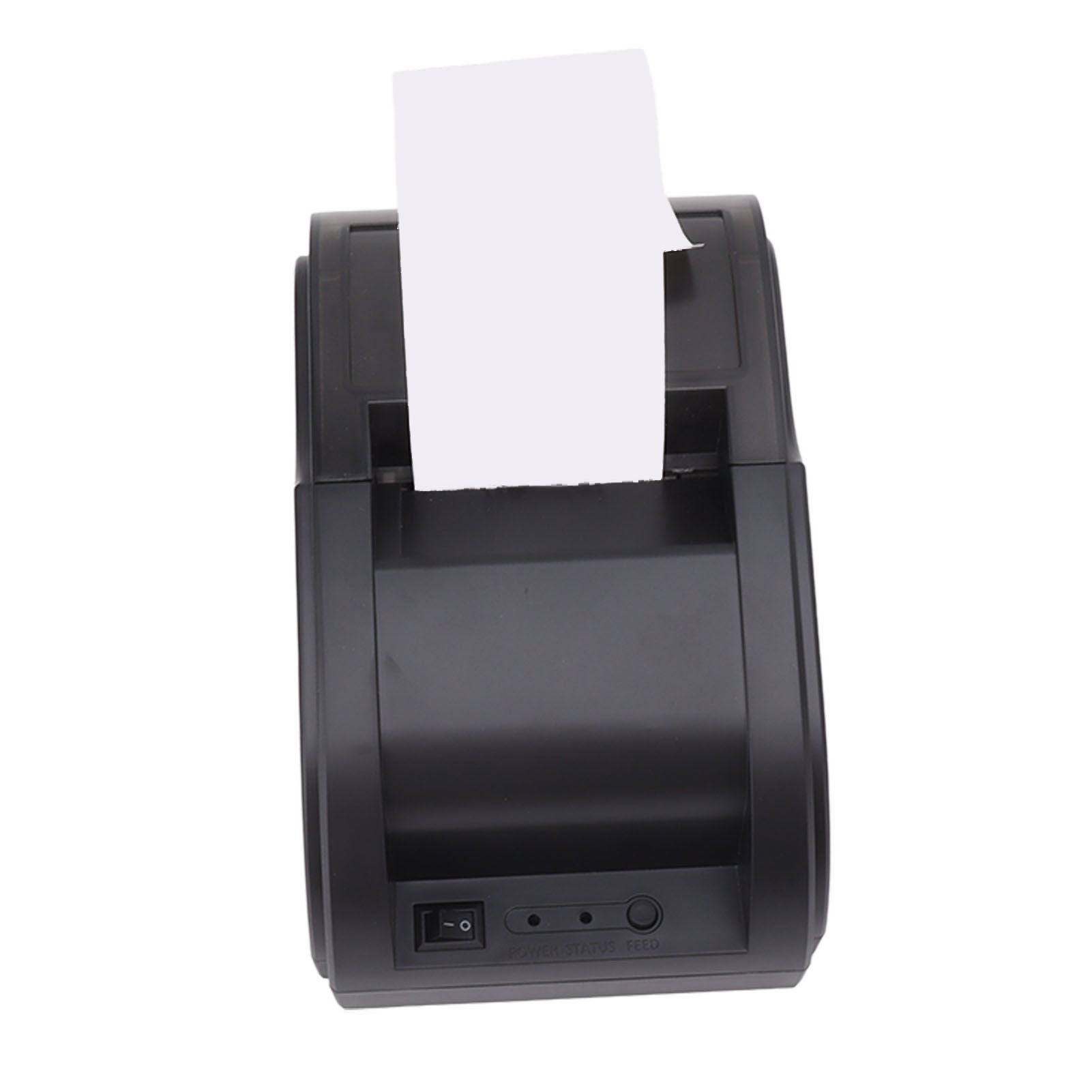 Compact Portable Bluetooth Thermal Receipt Printer 48mm Thermal Receipt Printer Automatic Delivery Order Receiving Bluetooth Ticket Machine 110‑240V AU Plug