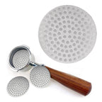 Puck Screen Double Layer 100μm 304 Stainless Steel Puck Filter Screen Reusable Filter for Portafilter Filter Basket 58.5mm